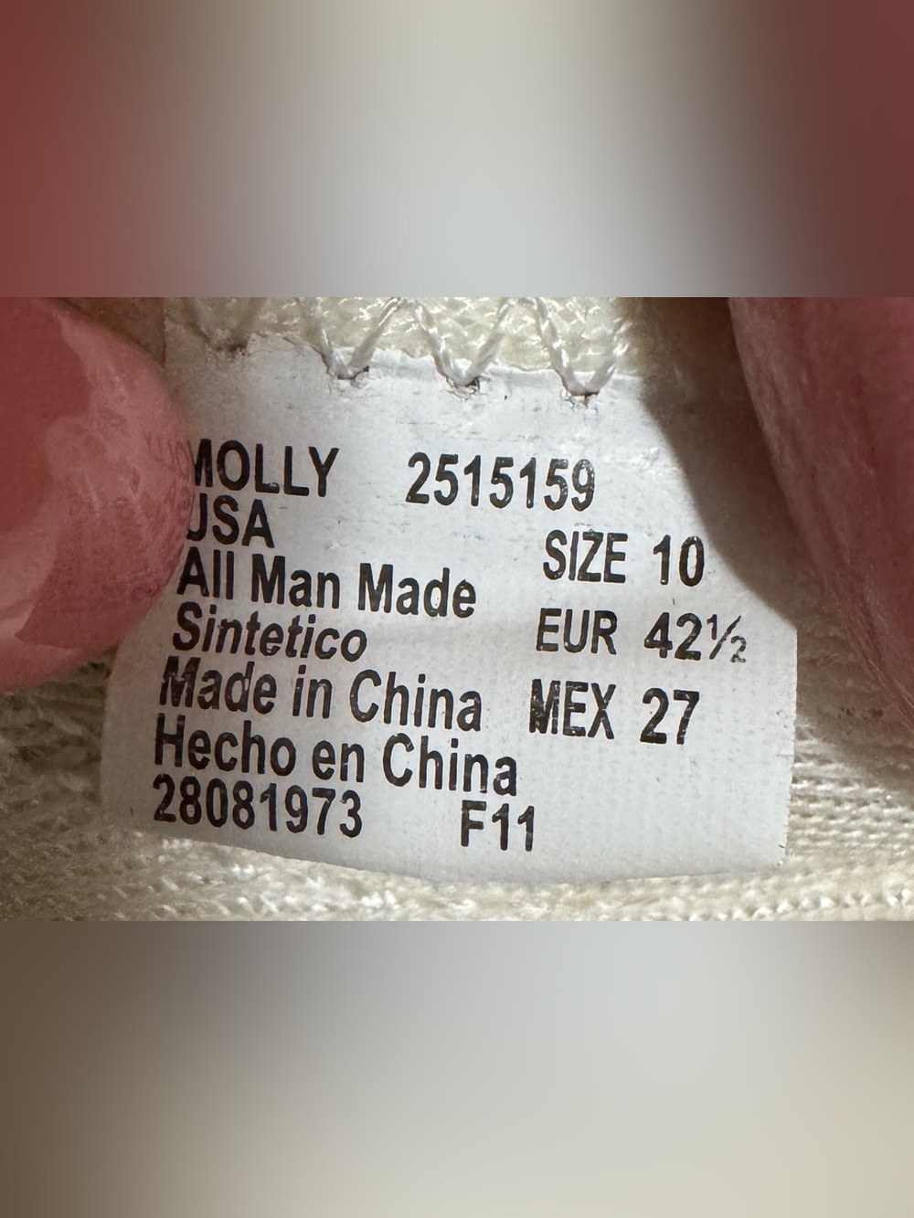 Danskin Now Molly White Mary Jane Walking Sneakers Mesh Hook & Loop Size 10 - Picture 6 of 10
